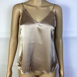 Wilfred Aritzia Boscono  Silky Camisole in Champagne XS